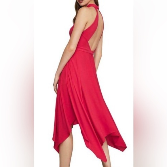 BCBG MaxAzria Annmarie crossover
Halter Asymmetrical Dress size 0 lipstick red - Picture 4 of 8